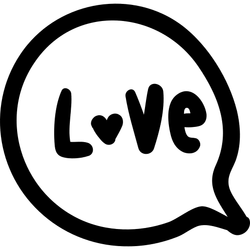 Romance signs valentines romance icon