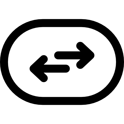 Aleatory button right arrow arrows icon