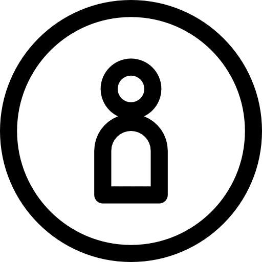 Attribution circle people button icon