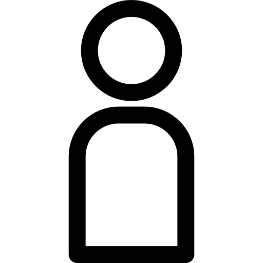 Profile man avatar stick man icon