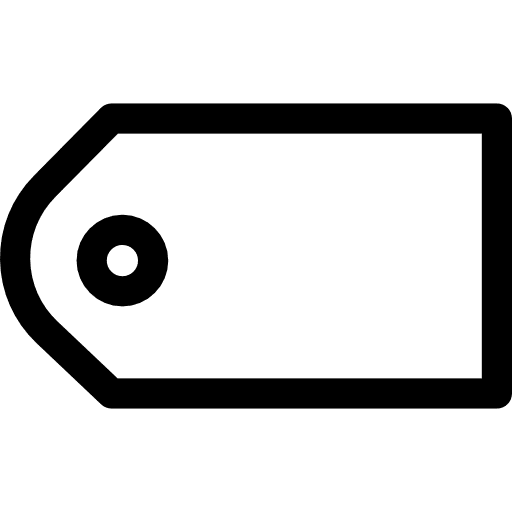 Tag commerce shopping store label icon