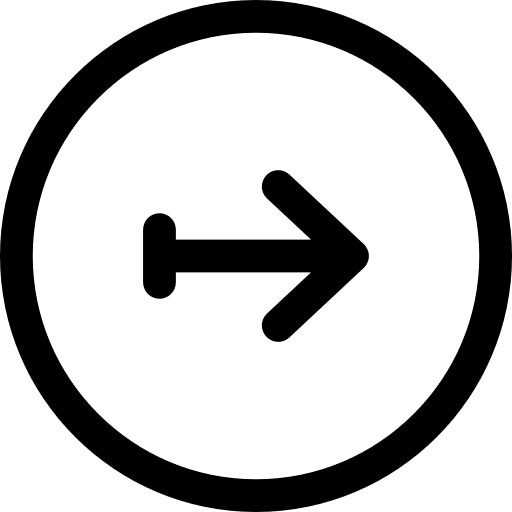 Right arrow orientation direction arrows icon