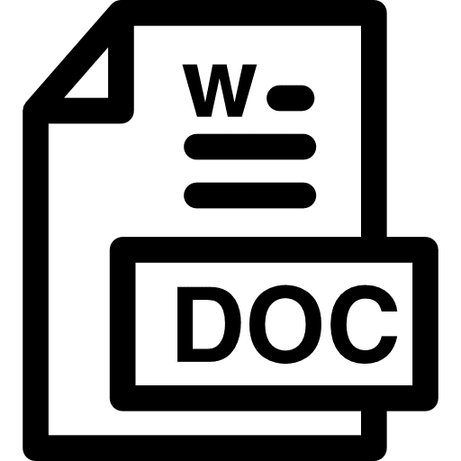 Doc file archive doc file document icon