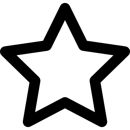 Favorite shapes star symbol icon