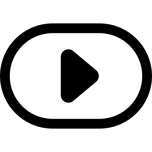 Play multimedia option arrows music player icon