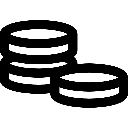 Money currency banking coins icon