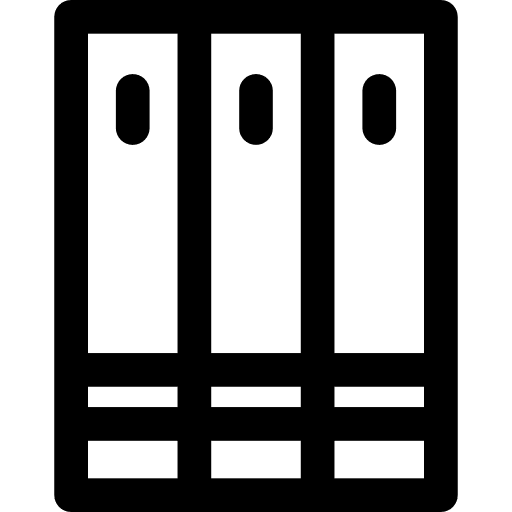 Archives school material storage file icon