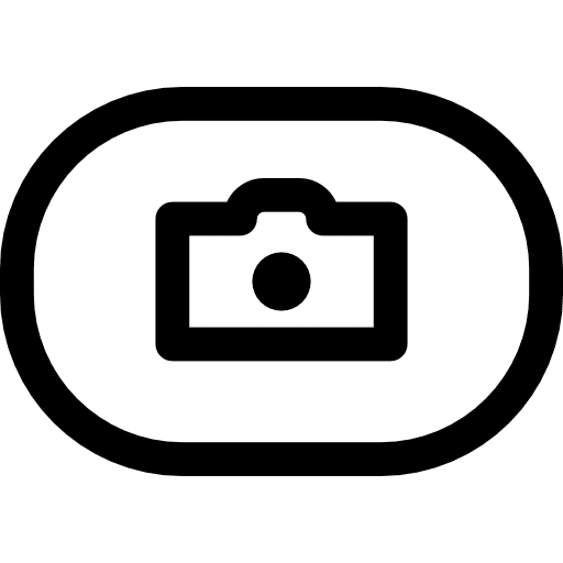 Photo camera photography photograph button icon