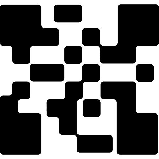 Qr code symbol computing coding icon