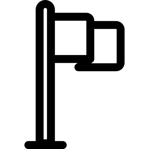 Flag map point map location nation icon