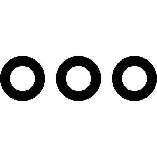 Menu circular interface options icon