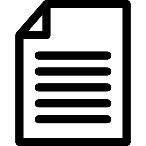 Text file document text lines icon