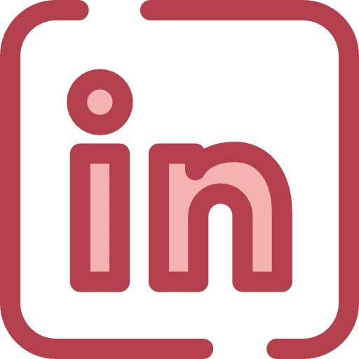 Linkedin logotype social network social media icon