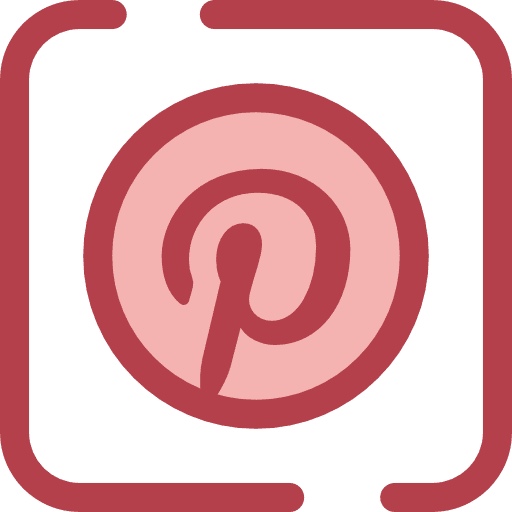 Pinterest social network logo logotype icon