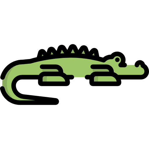 Crocodile animal kingdom animals reptile icon