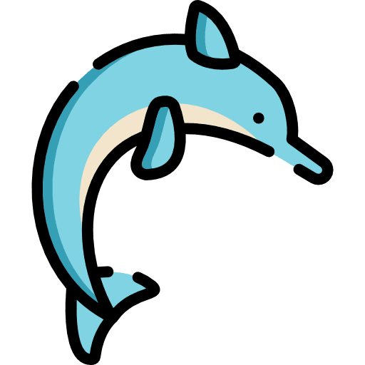 Dolphin animal kingdom animal sea life icon
