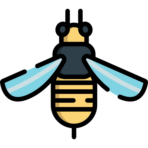 Bee bee fly animals icon