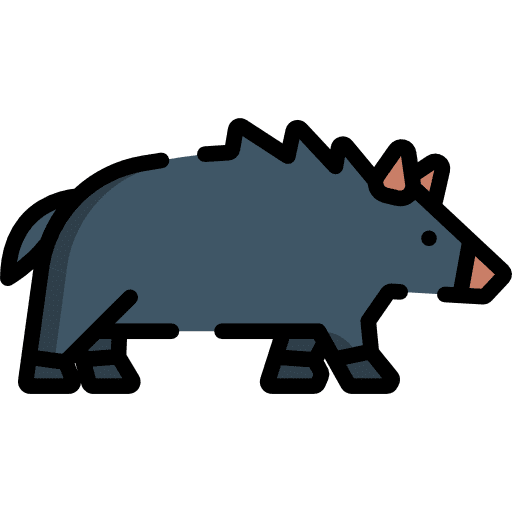 Boar boar animal wild icon