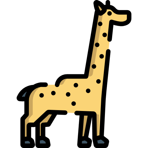 Giraffe animal wildlife giraffe icon