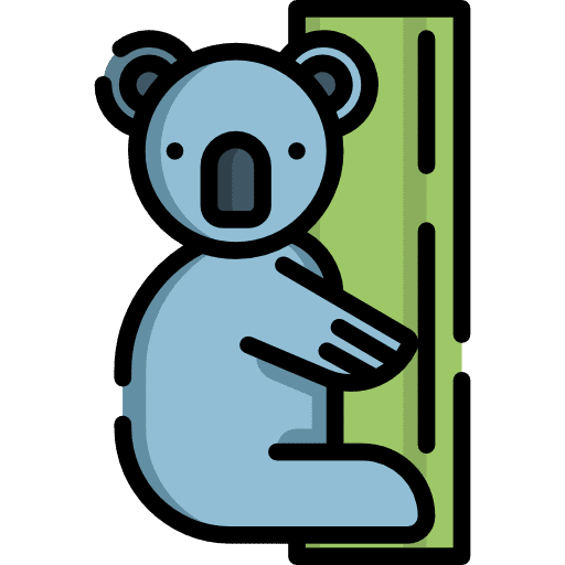 Koala zoo wildlife koala icon