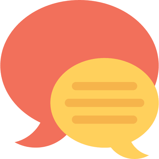Chat communication speech bubble conversation icon
