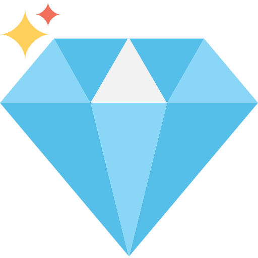 Diamond other precious stone wealth icon