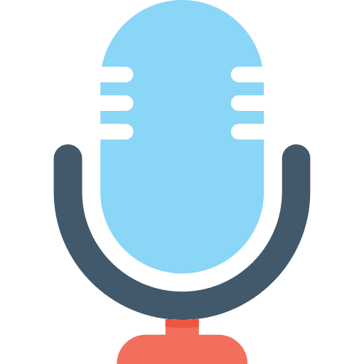Microphone radio electronics sound icon