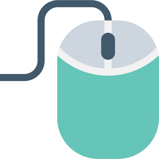 Mouse electronic clicker mouse icon