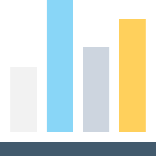 Bars graphic bar graph bars icon