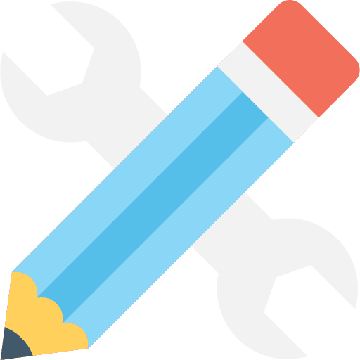 Pencil settings edit tools wrench icon