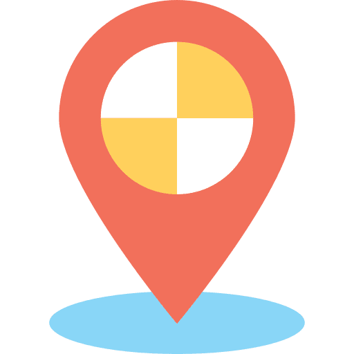 Placeholder maps and location interface region icon