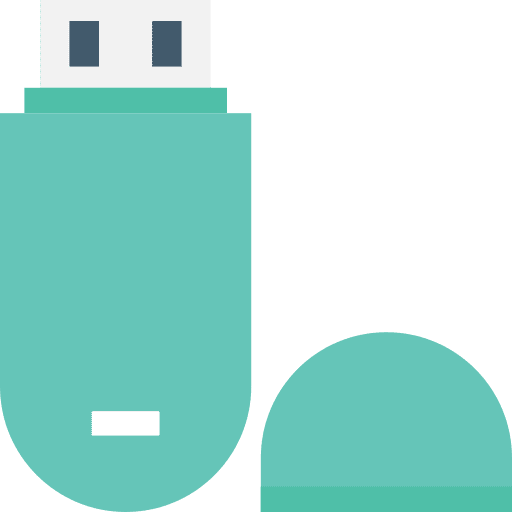 Usb data storage multimedia electronics icon