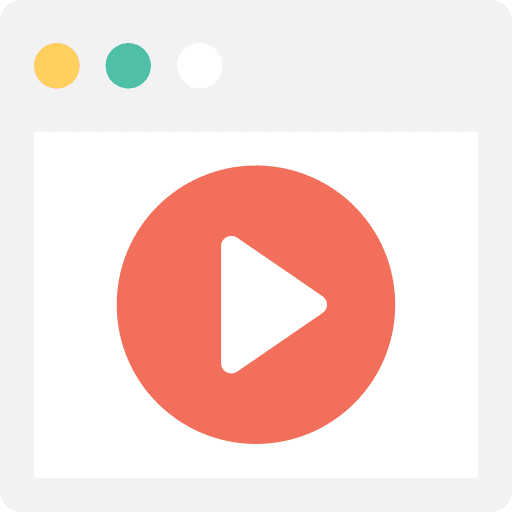Video player multimedia interface browser icon