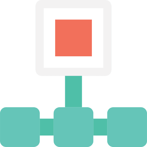 Diagram hierarchy order diagram icon