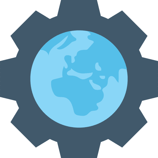 Globe globe grid seo and web options icon