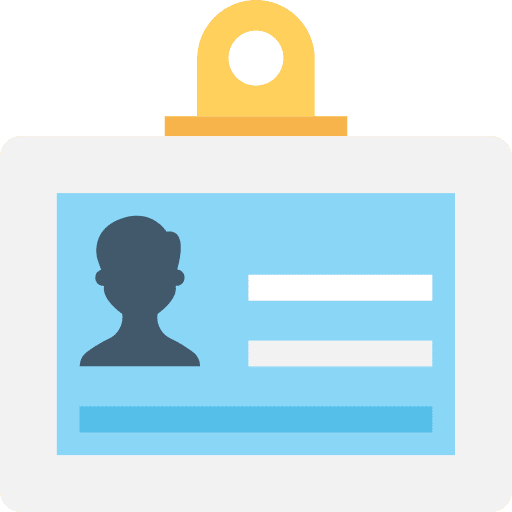 Id card business and finance id card other icon