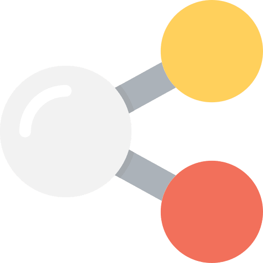 Share multimedia circles interface icon