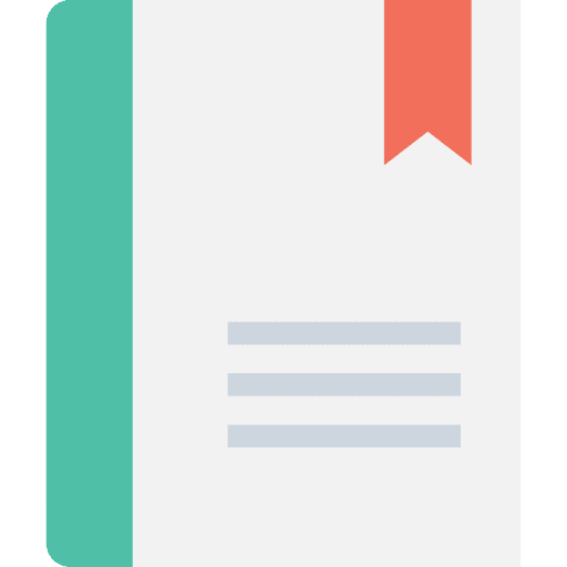 Book notebook bookmark interface icon