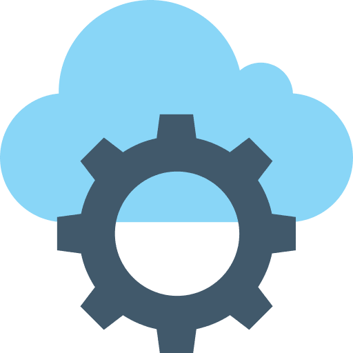 Cloud settings configuration saas icon