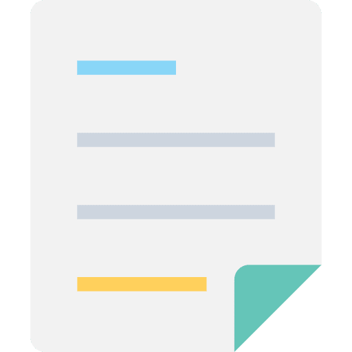 Document document file archive icon