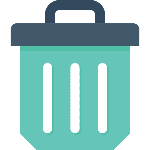 Trash garbage trash tools and utensils icon