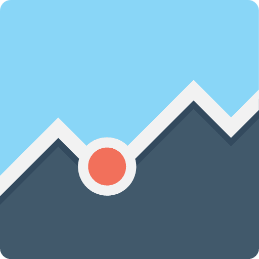 Diagram stats benefits graphics icon