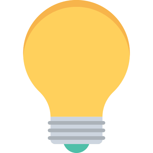 Idea illumination bulb electricity icon