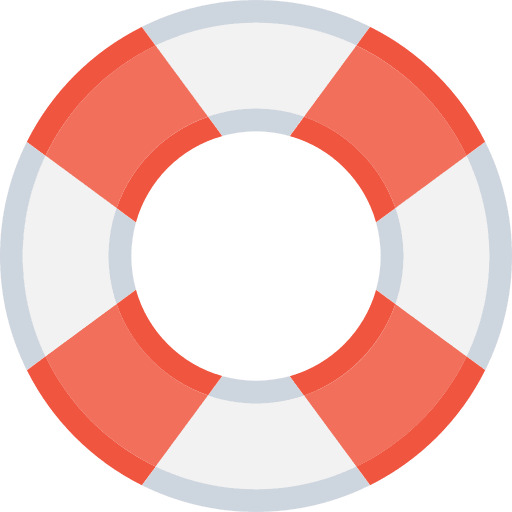 Float lifesaver security floating icon