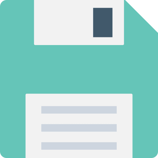 Floppy disk save file interface floppy disk icon