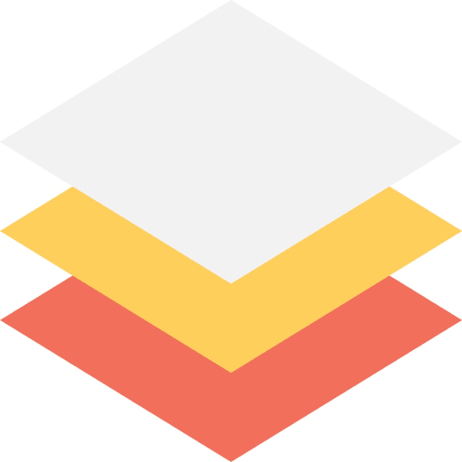 Layers art and design overlay graphic tool icon