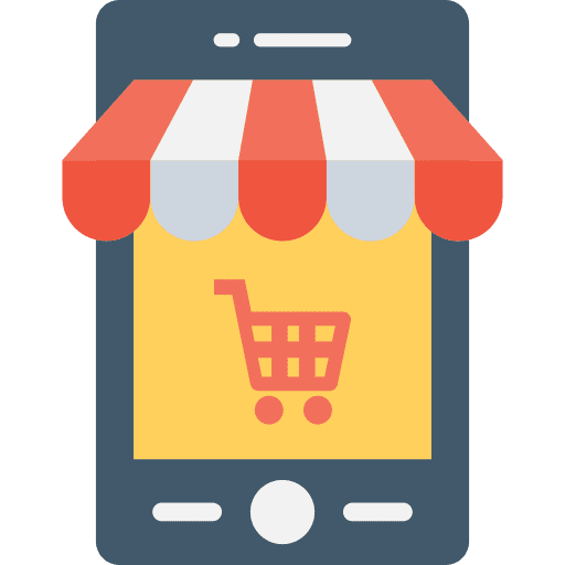 Mobile shopping technology mobile mobile phone icon