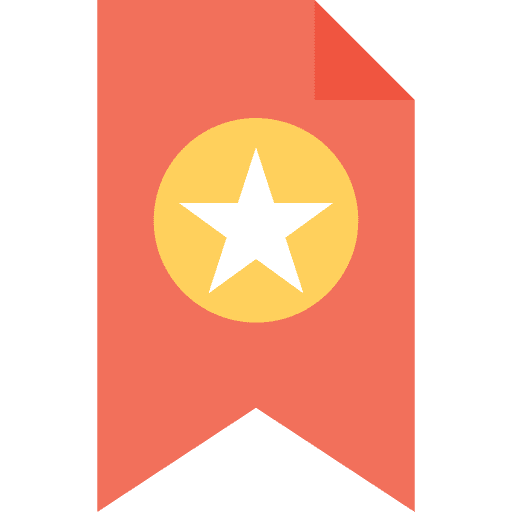 Bookmark badge interface insignia icon