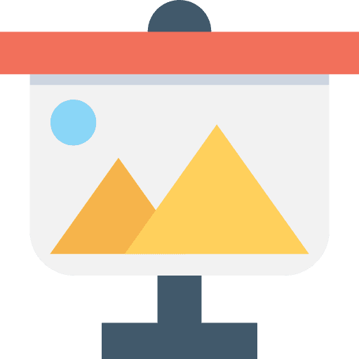 Easel education painting painter icon