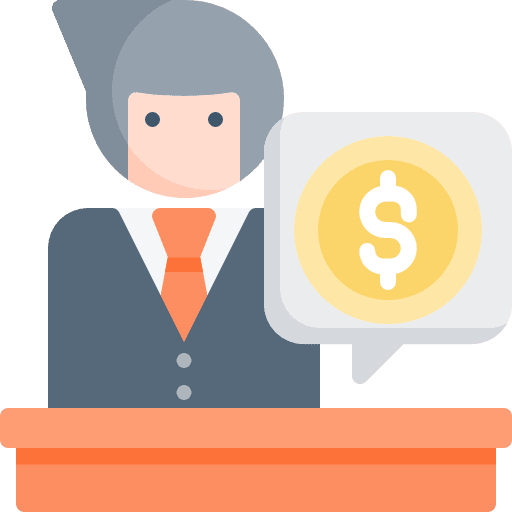 Presentation money businessman presenting icon Presentation money businessman presenting icon